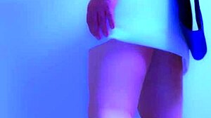 Crossdressing dscf0842 boldly features amateur ass and feet domination in Christmas barefoot worship