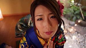 Seductive Japanese Mature AV Star Ayumi Shinoda Delivers Intense Blowjob