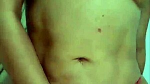 Latina's Cucumber Anal and Pussy Double Penetration