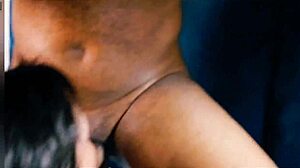 Chubby amateur queen contrasts her curvy body with intense banging in a homemade MFM threesome session full of passion.