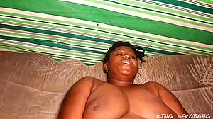 First-time ghetto black Belinda contrasts softcore solo intrigue