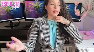 naughty boss guides pov handjob meeting