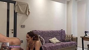 amateur couple explores tight ass pegging with strapon in homemade femdom session