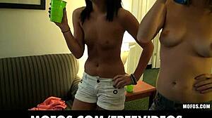 Topless Bombshells Arent Afraid to Start a Hardcore Orgy with Pussy Licking and Muff Diving