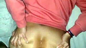 my stepsister lost the bet and gave me her ass for rough homemade pov pounding