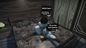 Using cute fan's body like a toy with deepthroat bent over doggystyle rough fucking and breeding her tight hole