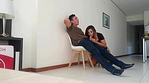 Teen Amateur Gives Blowjob And Sucks In Public Hospital Setting