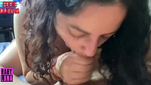 Puta argentina babyluna939 me chupa la pija me hace una paja con las tetas hasta dejarme sin leche