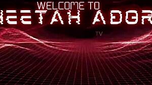 girl casually spits on that big monster cock while sucking it down