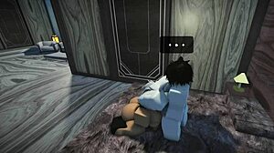 Using cute fan's body like a toy with deepthroat bent over doggystyle rough fucking and breeding her tight hole