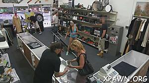 Amateurs compete in game where wet tight pussy gets pawned after ball licking and sucking