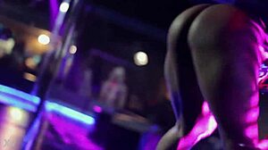 hey, watch this girl twerk her ass wildly in the club tonight