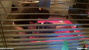 Hey, this college babe is all bound up and getting roughly fucked in a full BDSM movie scene.