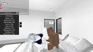 Oh my god! Fucking that random slut with monster cock in Roblox condo scene!
