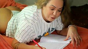 surprise christmas gift turns into intense anal pounding with alessandra maia and joseph britadeira 🔥🍑