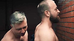 The Moscow garage story two mature men fuck bareback