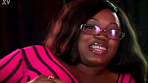 honey rim starts her introduction as a big tits black babe with natural assets in pov casting interview and dirty talk session