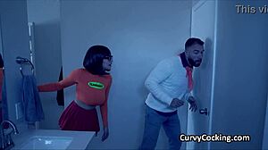 Velmas Big Tit Bouncing Riding Big Cock In Cosplay!