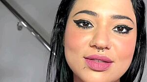 Modelo Carioca Sabrina Satz In Lingerie Casting With Small Tits And Natural Boobs!