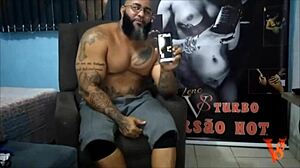 lenev8 asked for a buff friend as birthday gift, saw his huge cock, took it rough and swallowed all the cum she craved