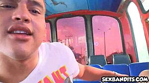 This tiny 18+ Latina babe is so sexy, handling big tits and ass perfectly.