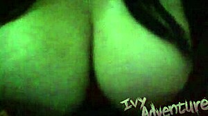 Hot chubby girl with big tits watching seika jogakuin kounin ep4 in cosplay with huge natural nipples!