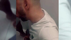 Amateur Gay Brazilian Gets Paid For Bareback Blowjob In Public Toilet Fetish
