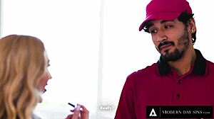 Oh God! Petite Tutor Emma Starletto Raw Used By Delivery Guy!