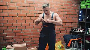 The Moscow garage story two mature men fuck bareback