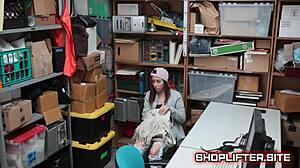 Young Terrified Shoplifting Teen 18+ Gets Busted!