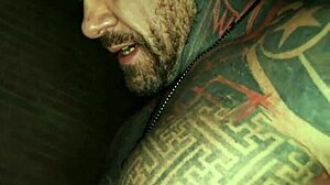 Tatted Tart Gives Blowjob And Gets Boinked By Dark Haired Beau In HD. She Rides Cowgirl With Ass Licking And Wet Pussy Action