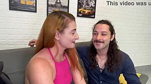 Fucking Lary Fonsecas Redhead Pussy From Maceió