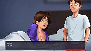 let's play summertime saga episode where the character can't sleep at night