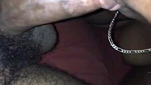 young black teen 18+ gives deepthroat with sloppy head action