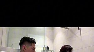 mi cuñada was bathing and i couldn't resist joining to have fun with her 😏💦