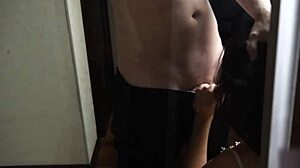 Brunette, you ready for this blowjob and doggystyle at the mirror? Big cock creampie inside your pussy?