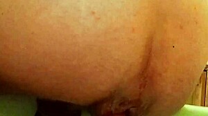 hey, that slut got her ass smashed with anal fisting and spitting natural lube everywhere