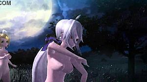 Kagamine Rin Meiko Haku in Full Nude Mod