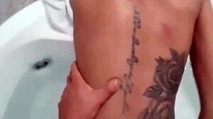 prostitute gives sloppy blowjob then fucks pussy in hotel hot tub