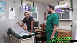 Tampa university employment physical turns into anal toy masturbation with angel ramiraz SPREADING in latex gloves.