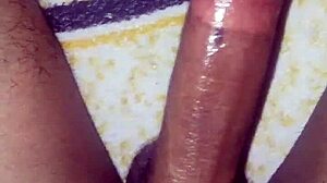 Two toys together inserted and pumping out cum in asian masturbation session