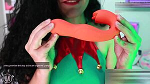 Exploring top g-spot vibrator and clitoris licker in unboxing by agatha dolly