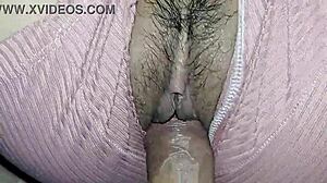 angry stepdaughter avoids pregnancy in pov homemade action 😡