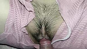 angry stepdaughter avoids pregnancy in pov homemade action 😡