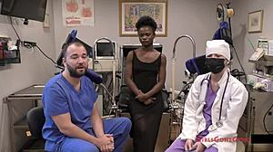 oh man, this stimulating exam with rina arem got me all worked up, ya know? like, her shaved pussy and those heels...