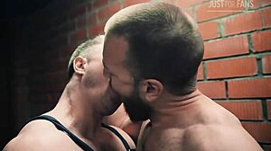 The Moscow garage story two mature men fuck bareback