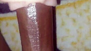 Two toys together inserted and pumping out cum in asian masturbation session