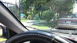 Latina and redhead sluts ride big cock in swinger threesome with creampie and cum in mouth.