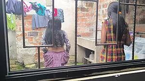 Hot Housewives Turn Laundry Time into Steamy Homemade Porn Sessions as Slutty Amateurs