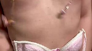 Intense anal action as tennis girl endures buttplug and nipple training while volleyball girl wears tail buttplug in uniform.